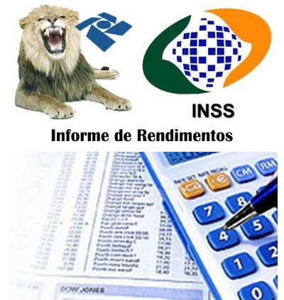 Comprovante de rendimentos INSS IRPF